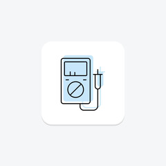 Multimeter, vector, pixel perfect, illustrator file
