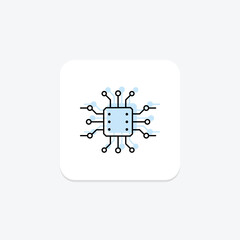 Pcb Board, vector, pixel perfect, illustrator file