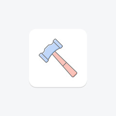 Hammer, vector, pixel perfect, illustrator file