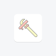 Wrench, vector, pixel perfect, illustrator file