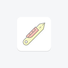 Box Cutter, vector, pixel perfect, illustrator file