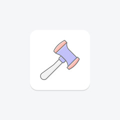 Sledgehammer, vector, pixel perfect, illustrator file