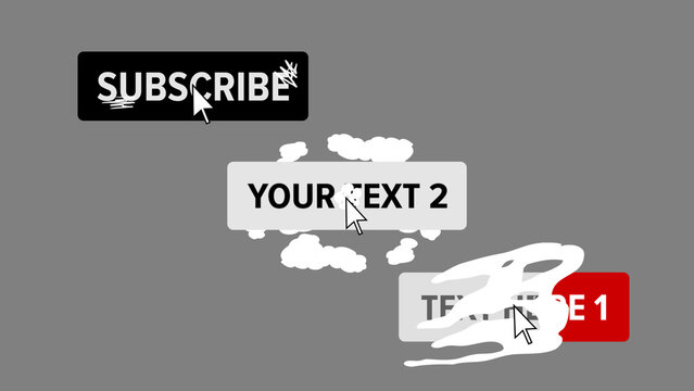 Cartoon Colorful Reminders Buttons Titles