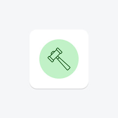 Mallet, vector, pixel perfect, illustrator file