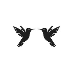 Hummingbird Pair Mirror Icon