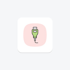 Cable, vector, pixel perfect, illustrator file