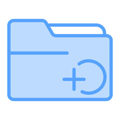 Obraz premium Folder Add icon