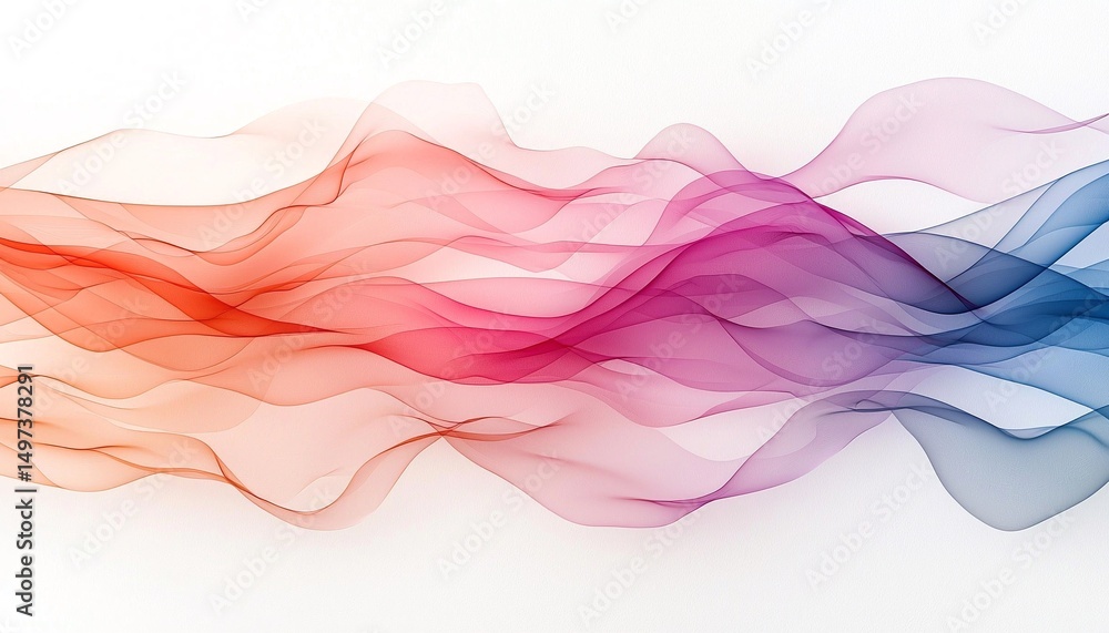 Poster abstract colorful wave background with gradient shapes