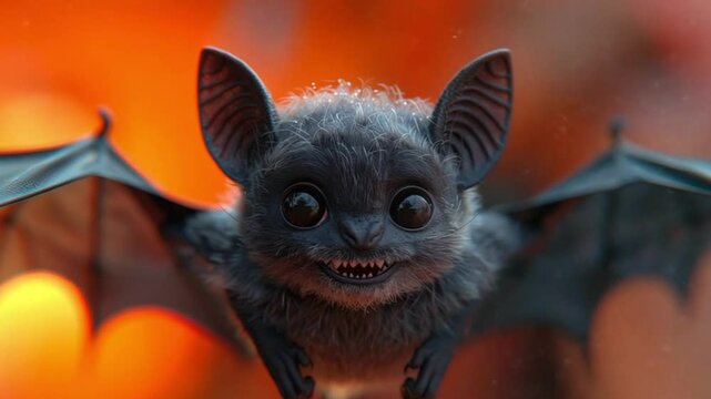 cute hellowen bat