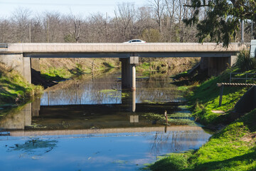 bridge over the river