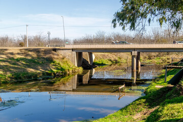 bridge over river