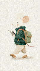 mouse going to college