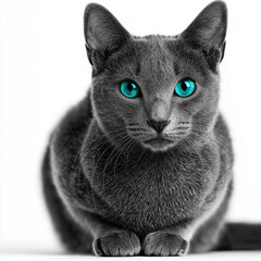 ロシアンブルー猫