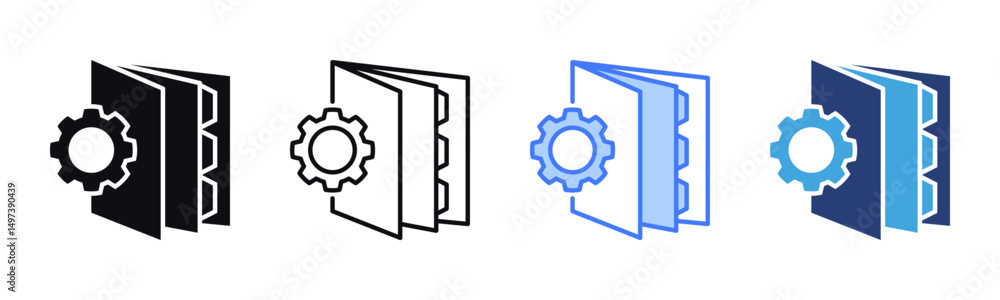 Poster Project icon sheet multiple style collection