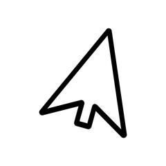 Soft trace arrow icon