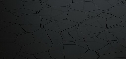 Dark, fractured geometric pattern