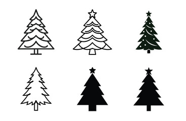 Obraz premium Christmas Icon Set Illustrator Template – Festive Vector Pack