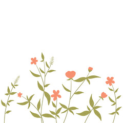 floral background with flowers