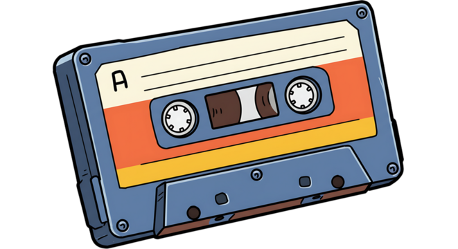 Cassette tape illustration