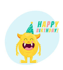 cute monster illustration