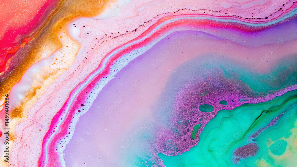 Poster abstract background gradient color