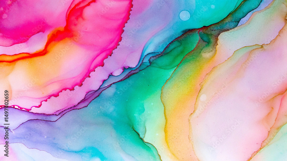 Poster abstract background gradient color