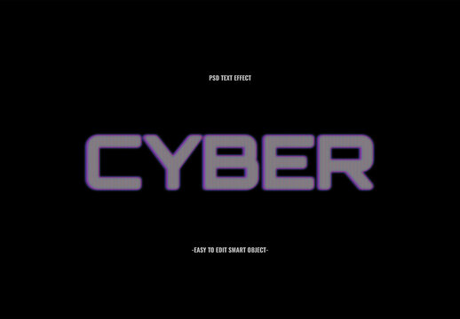 CRT Screen Text Effect