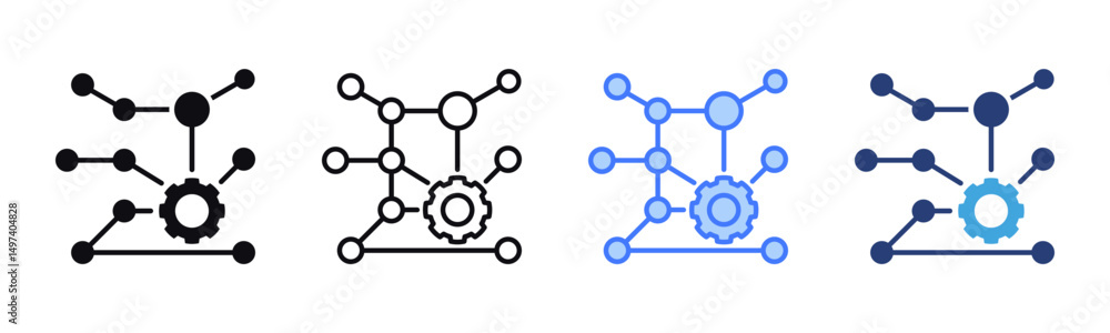 Poster Complexity icon sheet multiple style collection