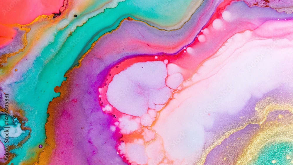 Poster abstract background gradient color