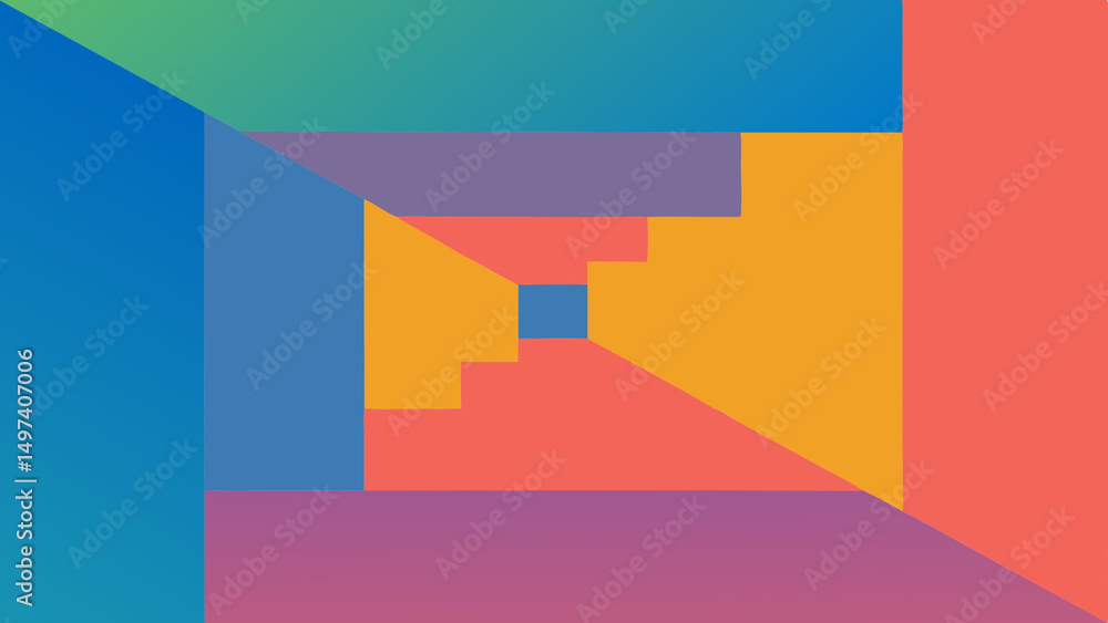 Poster abstract background gradient color