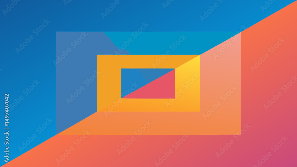 Aufkleber abstract background gradient color