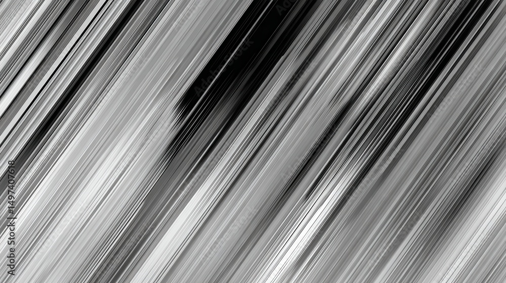 Poster A black and white image of a line of dots