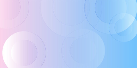 abstract background .blue and pink gradation. circle effect style. modern minimalist.eps 10