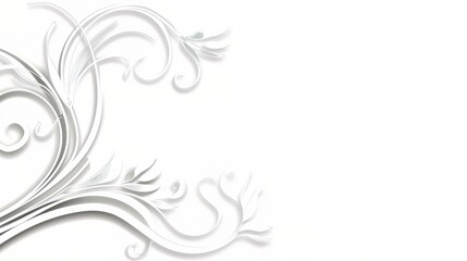 A clean white background is attractively presented for logo placement, featuring a smooth, solid - color surface with subtle texture with ample space for designers to insert brand logos