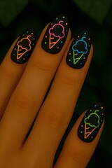 colourful, trendy nail art designs for a stunning manicure