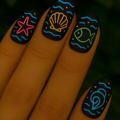 colourful, trendy nail art designs for a stunning manicure