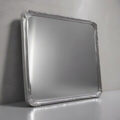 Mirror-like silver, fine abrasions, sleek surface,  aluminum,  backdrop,  scratch