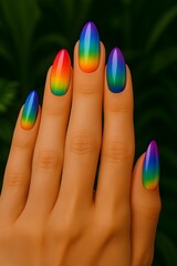 colourful, trendy nail art designs for a stunning manicure