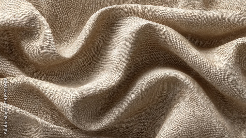 Aufkleber a piece of fabric with a wavy pattern