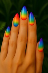 colourful, trendy nail art designs for a stunning manicure