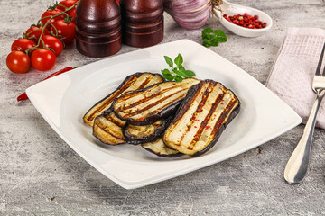  Vegan Grilled eggplant slices snack