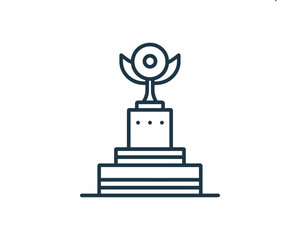 award prize winning trophy