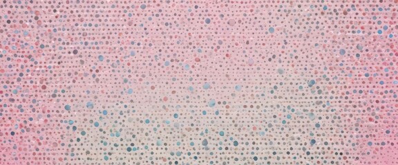 White background, dense multicolored dot pattern  Pink, blue, and green halftone ,  pattern,  speckled