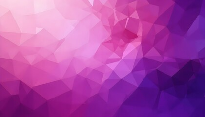 Fototapeta premium Vibrant Abstract Polygonal Background in Purple and Pink Gradient Tones for Modern Digital Design and Aesthetic Presentations