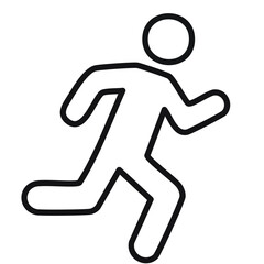 running person man woman sport healthy symbol icon