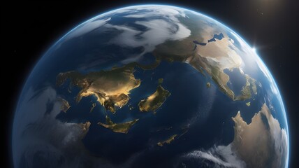 Earth's Eastern Hemisphere