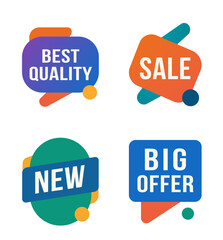 Minimalist Vector Label Set