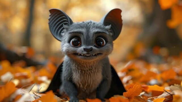 cute hellowen bat