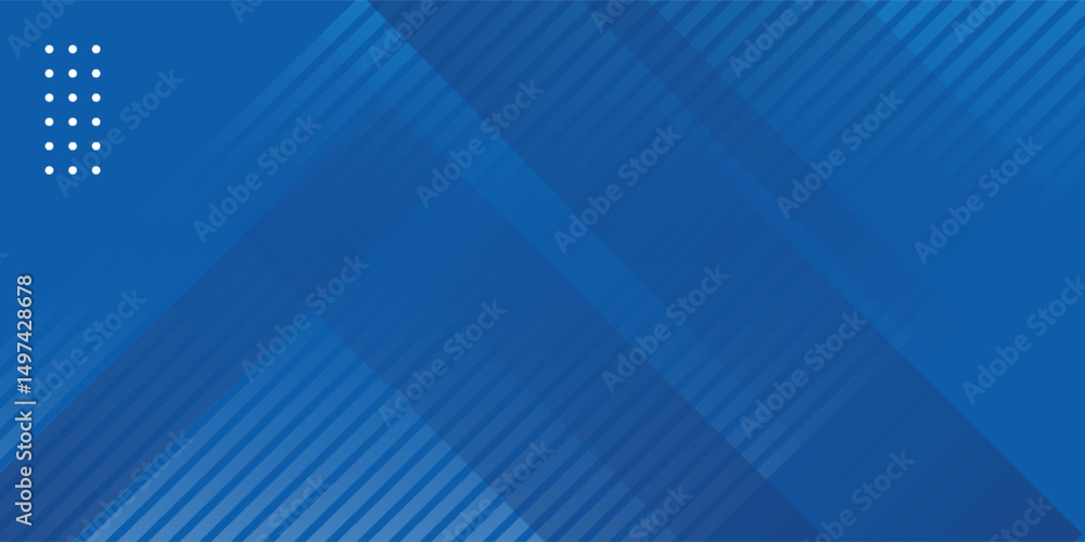 Poster abstract stripe blue background with dynamic effect. motion vector illustration with white lines dec