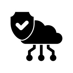 Icon a web protection, isolated against a clean background.